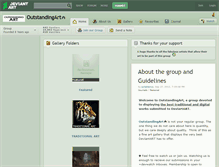 Tablet Screenshot of outstandingart.deviantart.com