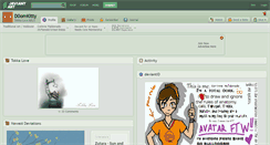Desktop Screenshot of d0omkitty.deviantart.com