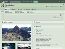 Tablet Screenshot of ebproductions.deviantart.com