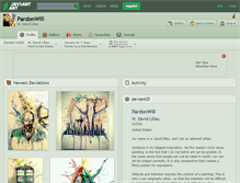 Tablet Screenshot of pardonwill.deviantart.com