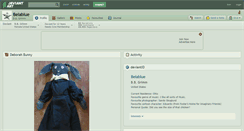 Desktop Screenshot of belablue.deviantart.com