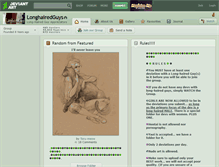Tablet Screenshot of longhairedguys.deviantart.com