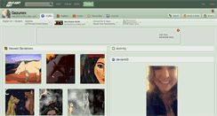 Desktop Screenshot of gazunex.deviantart.com