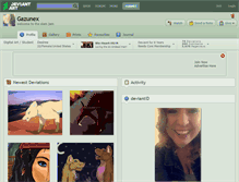 Tablet Screenshot of gazunex.deviantart.com