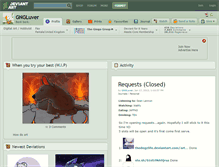 Tablet Screenshot of gngluver.deviantart.com