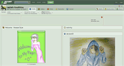 Desktop Screenshot of captain-toushirou.deviantart.com
