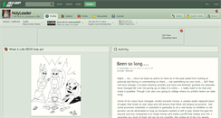 Desktop Screenshot of holyleader.deviantart.com