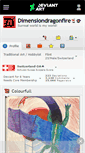 Mobile Screenshot of dimensiondragonfire.deviantart.com
