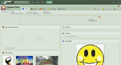 Desktop Screenshot of chelsea-chick.deviantart.com