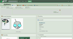 Desktop Screenshot of mizzbizarre.deviantart.com