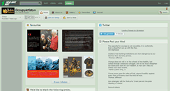 Desktop Screenshot of occupyartists.deviantart.com