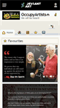Mobile Screenshot of occupyartists.deviantart.com