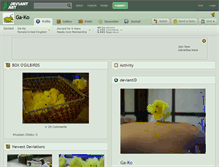Tablet Screenshot of ga-ko.deviantart.com