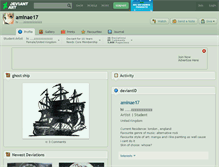Tablet Screenshot of aminae17.deviantart.com