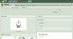 Desktop Screenshot of harleyng.deviantart.com