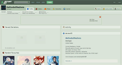 Desktop Screenshot of methodsofmadness.deviantart.com