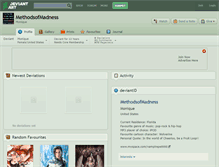Tablet Screenshot of methodsofmadness.deviantart.com