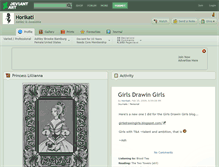 Tablet Screenshot of horikati.deviantart.com