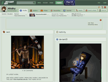 Tablet Screenshot of mirahu.deviantart.com