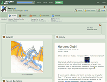 Tablet Screenshot of kesson.deviantart.com