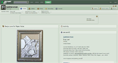 Desktop Screenshot of justme-evan.deviantart.com