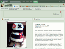 Tablet Screenshot of nadia8705.deviantart.com