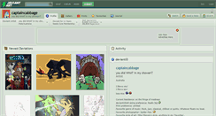 Desktop Screenshot of captaincabbage.deviantart.com