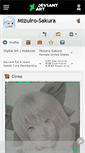 Mobile Screenshot of mizuiro-sakura.deviantart.com