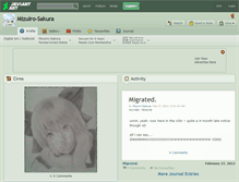 Tablet Screenshot of mizuiro-sakura.deviantart.com