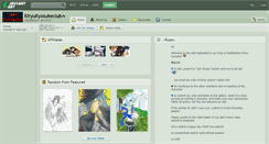 Desktop Screenshot of kiryukyosukeclub.deviantart.com