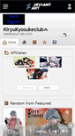 Mobile Screenshot of kiryukyosukeclub.deviantart.com
