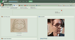 Desktop Screenshot of msannthrope.deviantart.com