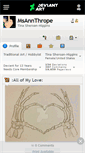 Mobile Screenshot of msannthrope.deviantart.com