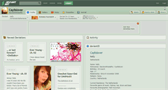 Desktop Screenshot of caylislover.deviantart.com