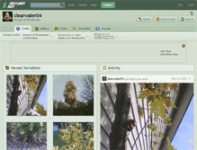 Tablet Screenshot of clearwater04.deviantart.com