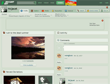 Tablet Screenshot of hicjacet.deviantart.com
