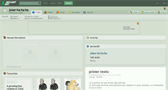 Desktop Screenshot of joker-ha-ha-ha.deviantart.com