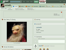 Tablet Screenshot of cermaith.deviantart.com