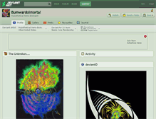 Tablet Screenshot of bumwardoimortal.deviantart.com