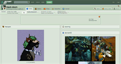 Desktop Screenshot of black-doom.deviantart.com