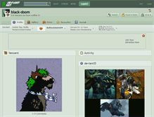 Tablet Screenshot of black-doom.deviantart.com