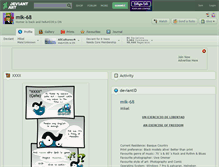 Tablet Screenshot of mik-68.deviantart.com