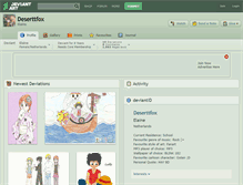Tablet Screenshot of deserttfox.deviantart.com