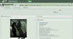 Desktop Screenshot of gaarasdarkangel.deviantart.com