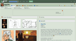 Desktop Screenshot of megxzilla.deviantart.com