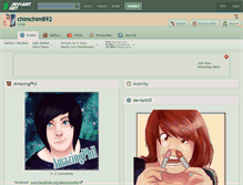 Tablet Screenshot of chimchim892.deviantart.com