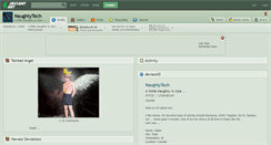 Desktop Screenshot of naughtytech.deviantart.com