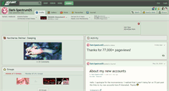 Desktop Screenshot of dark-spectrumds.deviantart.com