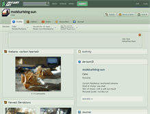 Tablet Screenshot of moisturising-sun.deviantart.com