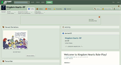 Desktop Screenshot of kingdom-hearts--rp.deviantart.com